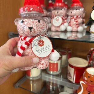 Maggie Lyon Peppermint Bear Jar